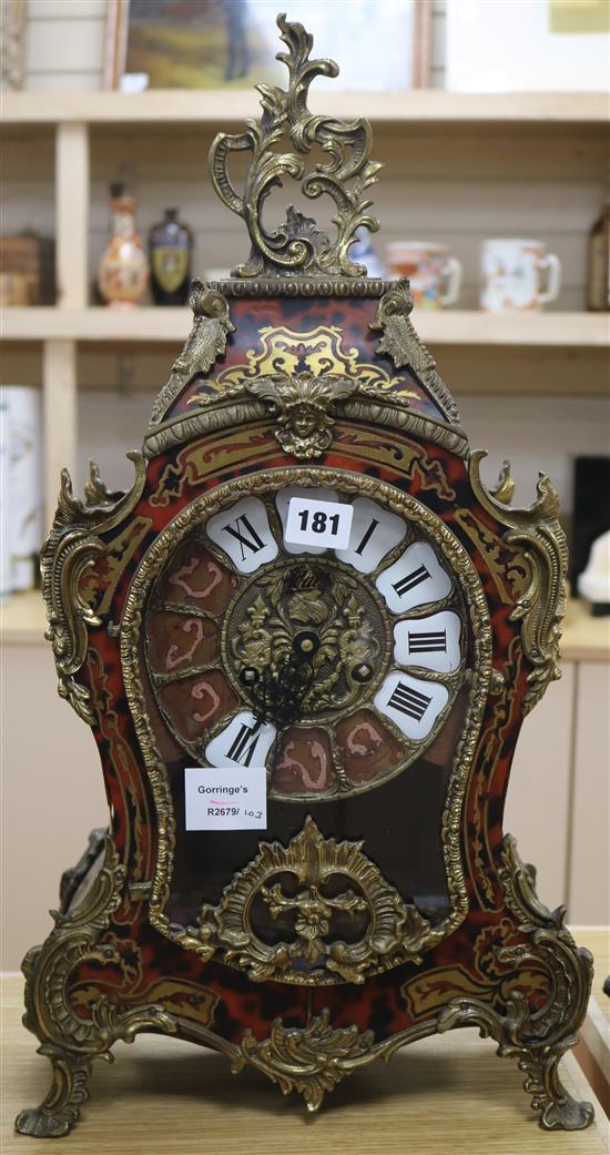 A Louis XVI style boulle clock